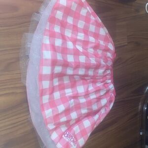 Pink and white  Barbie skirt
